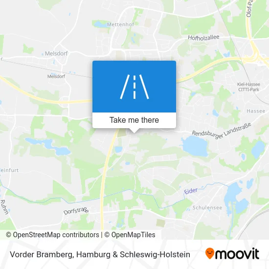 Карта Vorder Bramberg