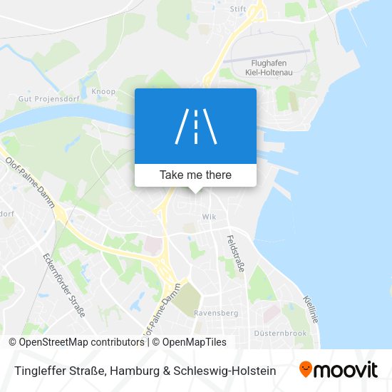 Tingleffer Straße map