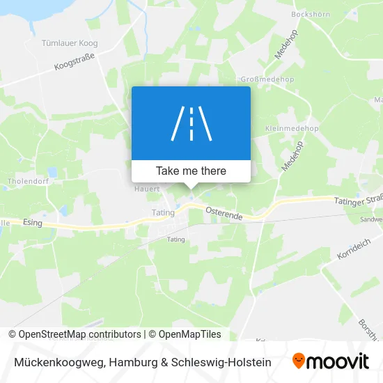 Карта Mückenkoogweg