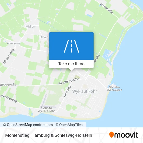 Карта Möhlenstieg