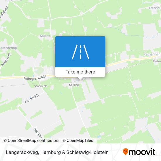 Langerackweg map