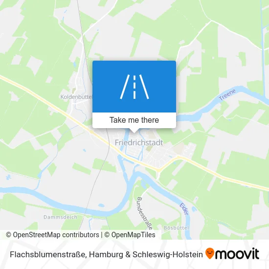 Карта Flachsblumenstraße