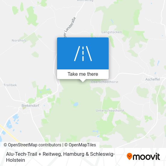 Alu-Tech-Trail + Reitweg map
