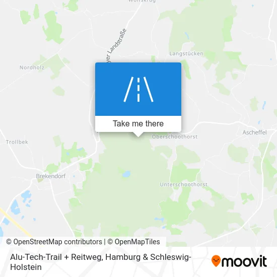 Карта Alu-Tech-Trail + Reitweg