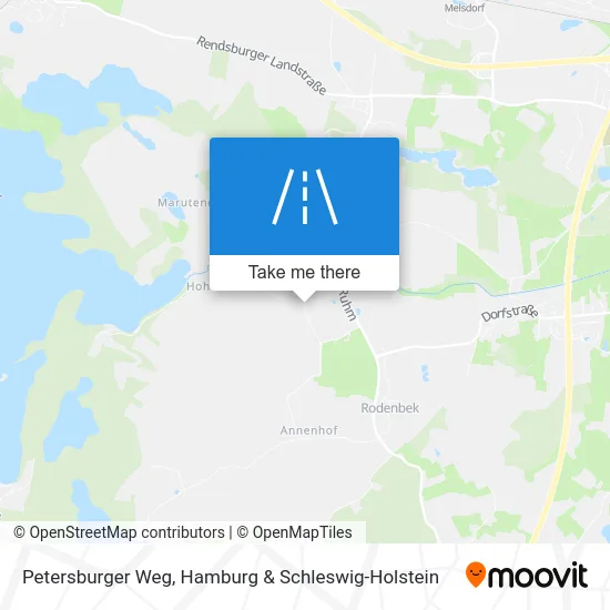 Карта Petersburger Weg