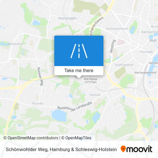 Schönwohlder Weg map