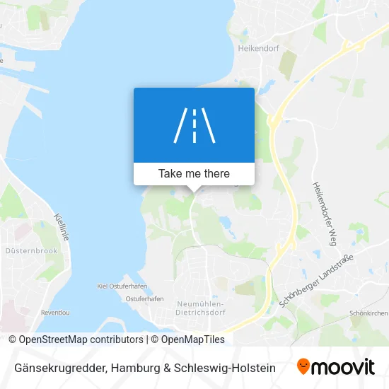 Карта Gänsekrugredder
