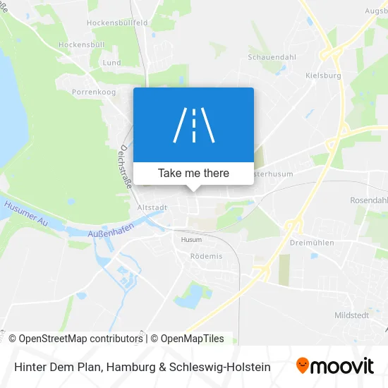 Карта Hinter Dem Plan