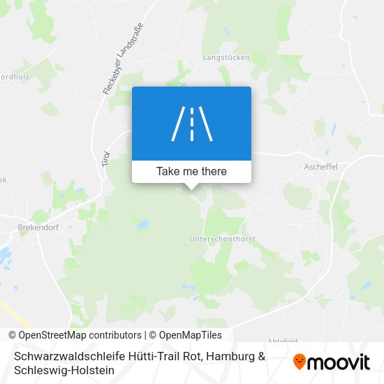 Schwarzwaldschleife Hütti-Trail Rot map
