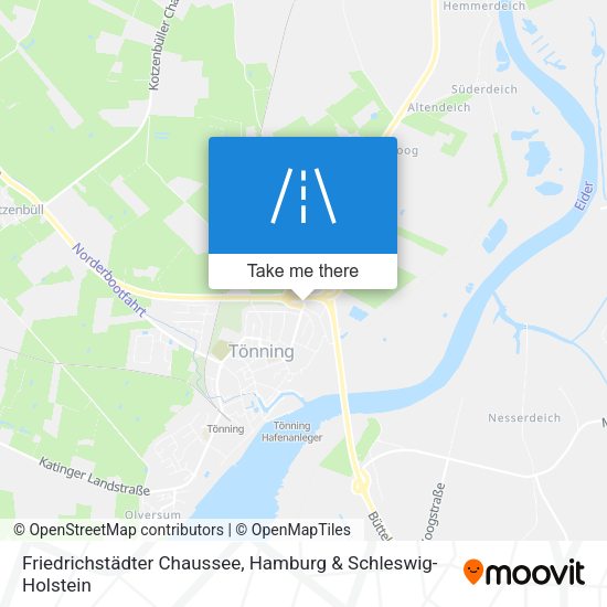 Friedrichstädter Chaussee map