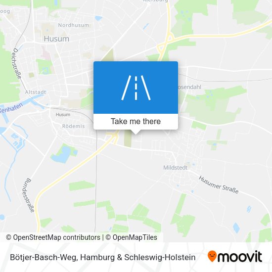 Bötjer-Basch-Weg map