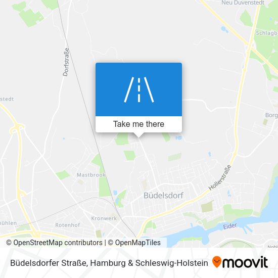Büdelsdorfer Straße map