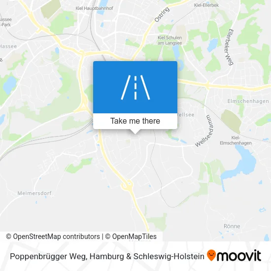 Карта Poppenbrügger Weg
