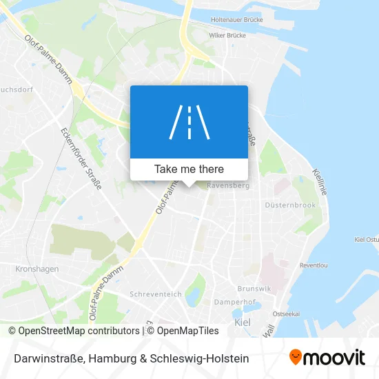 Карта Darwinstraße