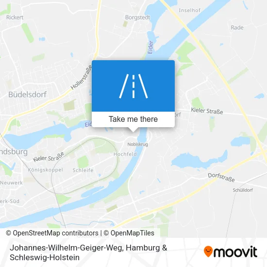 Johannes-Wilhelm-Geiger-Weg map