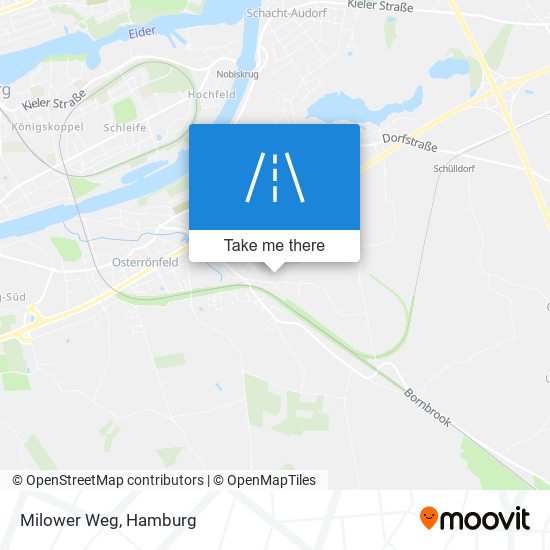 Milower Weg map