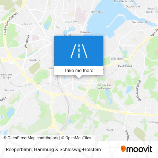 Карта Reeperbahn