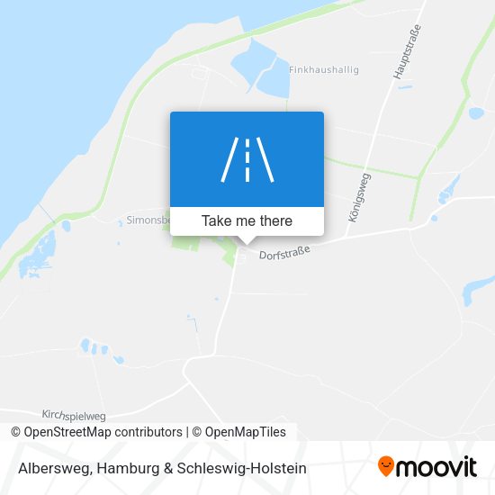 Albersweg map