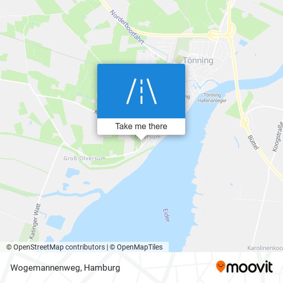 Wogemannenweg map