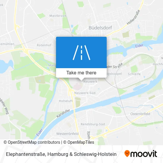 Карта Elephantenstraße