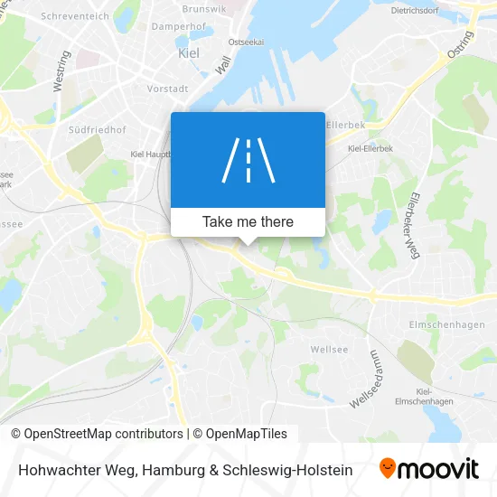 Карта Hohwachter Weg
