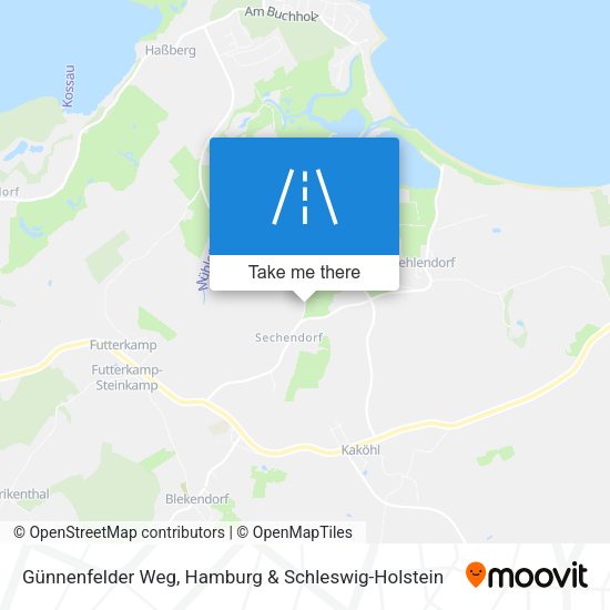 Günnenfelder Weg map