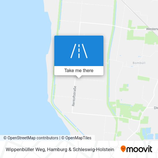 Wippenbüller Weg map