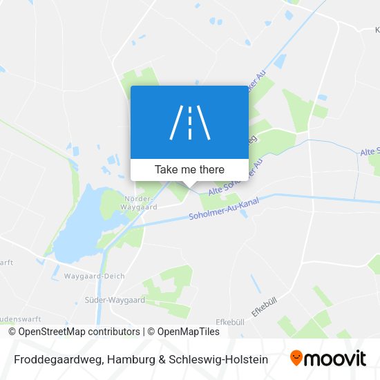 Froddegaardweg map