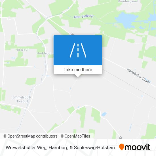 Wrewelsbüller Weg map