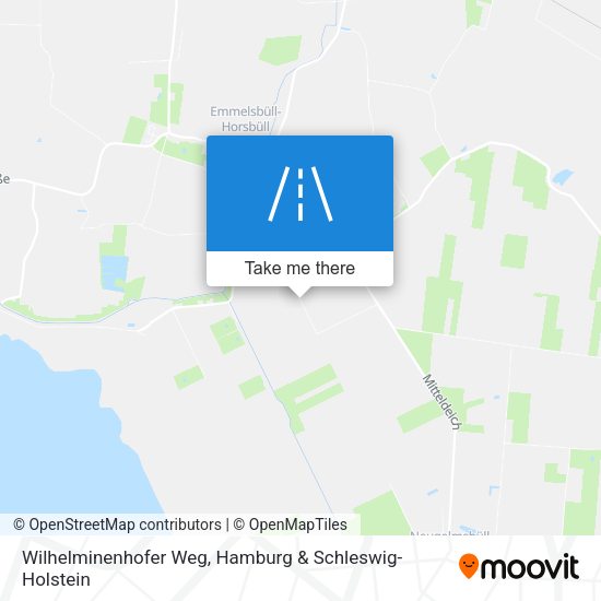 Wilhelminenhofer Weg map