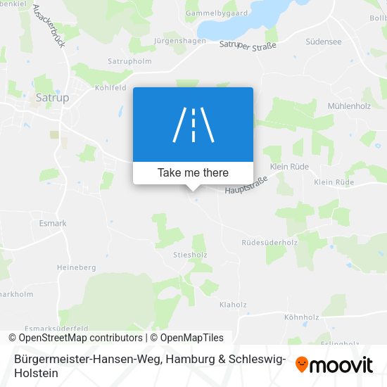 Bürgermeister-Hansen-Weg map