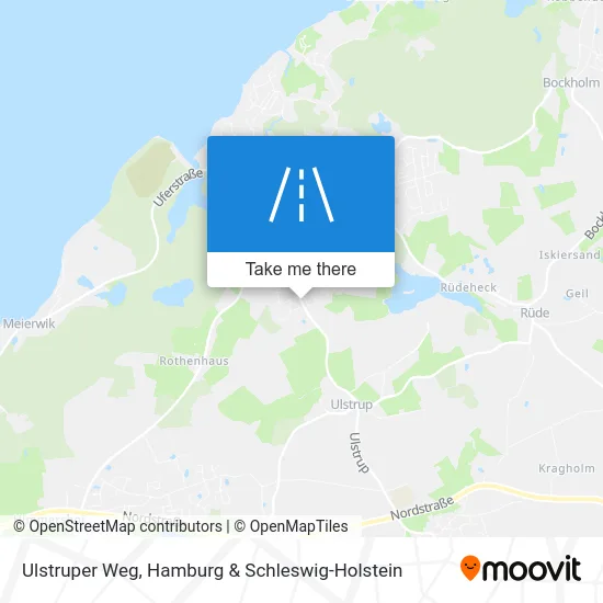 Карта Ulstruper Weg