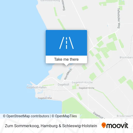 Карта Zum Sommerkoog