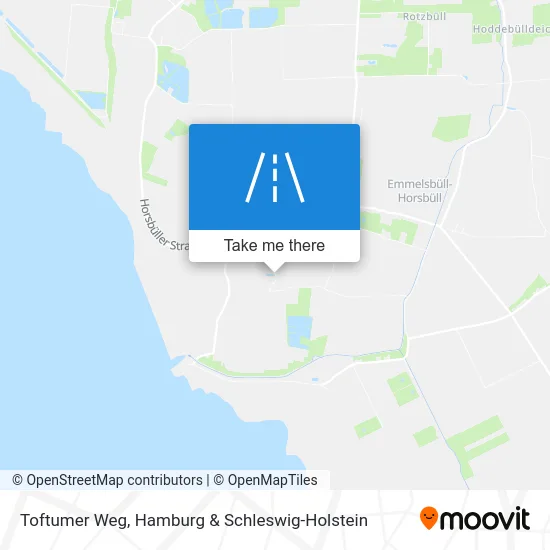 Карта Toftumer Weg