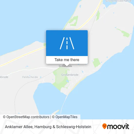 Карта Anklamer Allee
