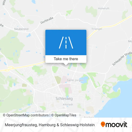 Карта Meerjungfrausteg