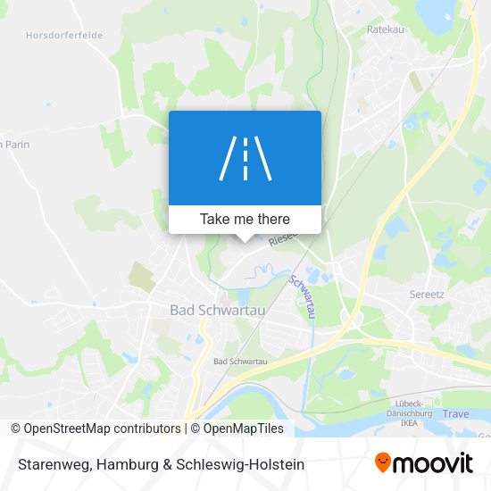 Starenweg map