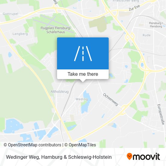 Wedinger Weg map