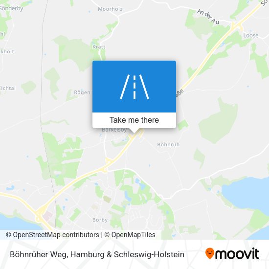 Böhnrüher Weg map