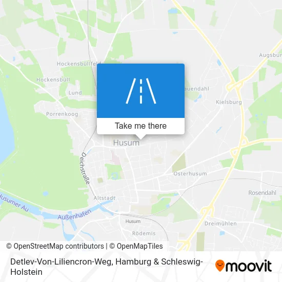 Карта Detlev-Von-Liliencron-Weg