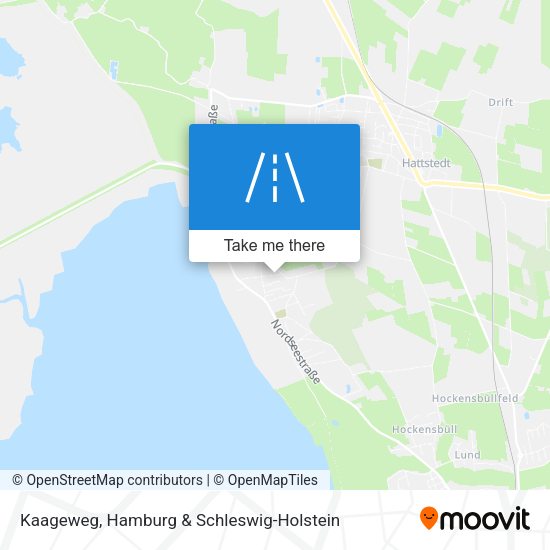 Kaageweg map