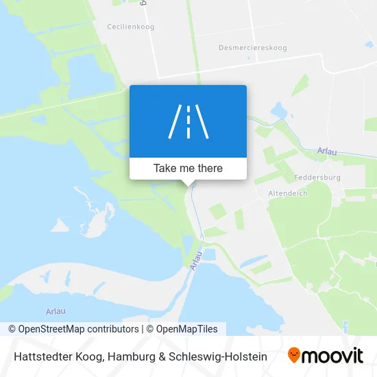 Карта Hattstedter Koog