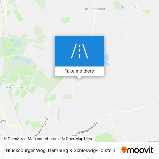 Glücksburger Weg map