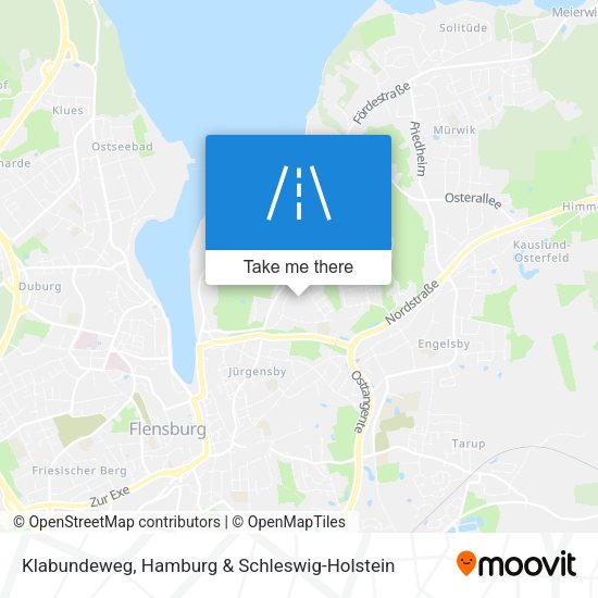 Klabundeweg map