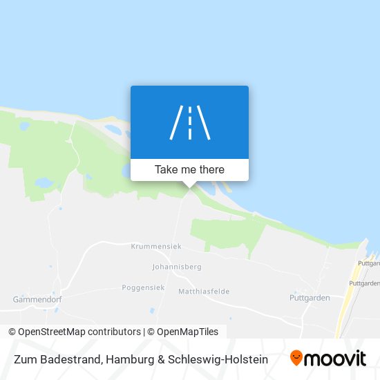 Zum Badestrand map