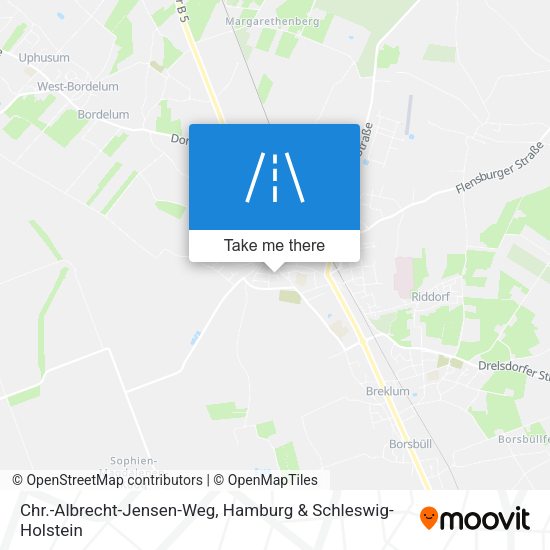Chr.-Albrecht-Jensen-Weg map