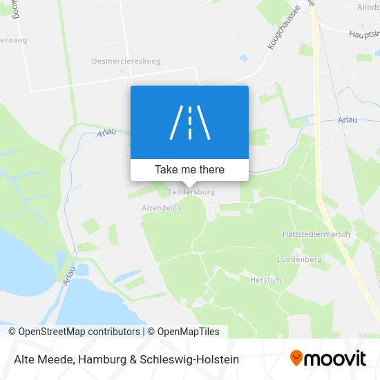 Карта Alte Meede