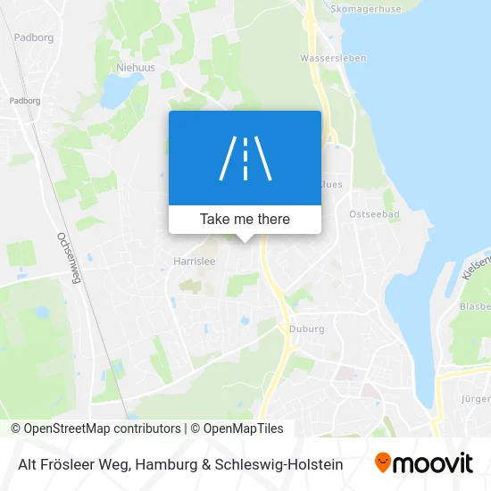 Карта Alt Frösleer Weg