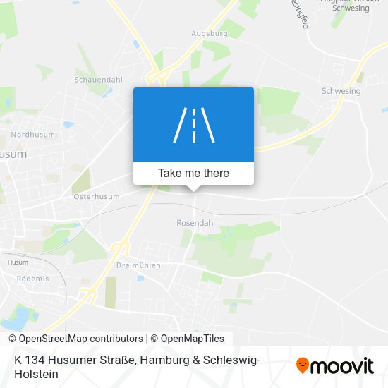 K 134 Husumer Straße map
