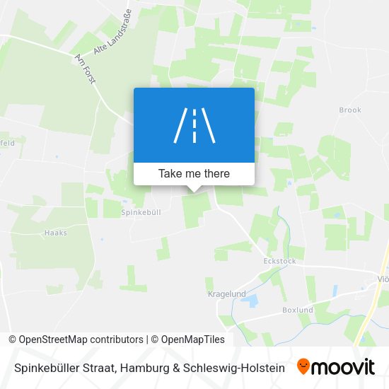 Spinkebüller Straat map